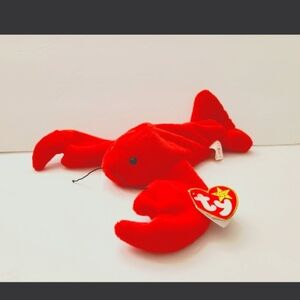 Rare 1993 Pinchers the Lobster Beanie Baby- Limited Edition